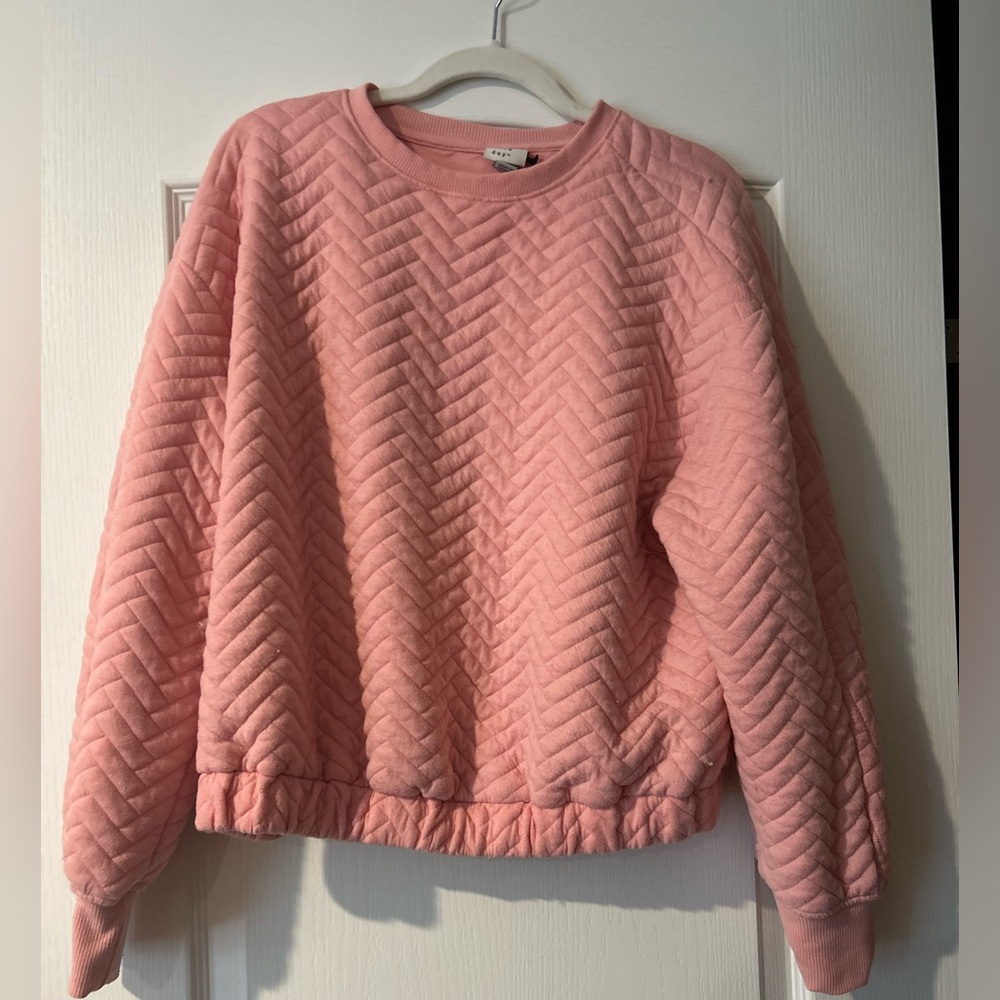 a new day Pink Chevron Women's Sweater
